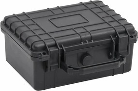 vidaXL Bagaj de zbor portabil, negru, 24x19x11 cm, PP