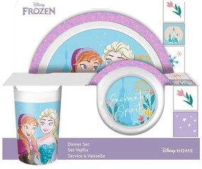 Disney Regatul de gheață Enchanted set de masă, set micro plastic într-o cutie