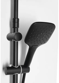 Set de duș Aqualine KERA negru mat