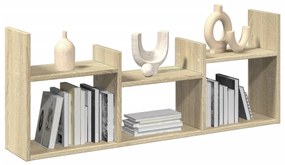 vidaXL Dulap de perete, stejar sonoma, 100x18x40 cm, lemn prelucrat