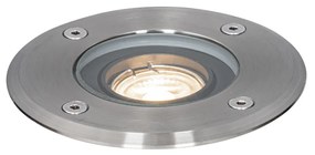 Set de 6 spoturi moderne pentru exterior din oțel 35 mm reglabile IP65 - Delux