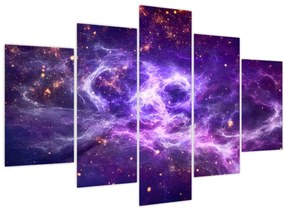 Tablou - Universul violet (150x105 cm)