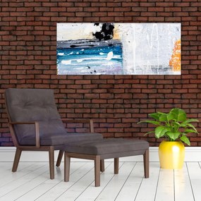 Tablou - Atingeri abstracte (120x50 cm)