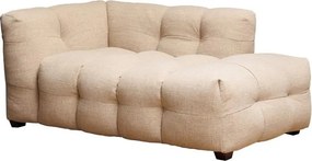 Sofa tip daybed din stofă, bej, 168×103×75 cm, " Médard"