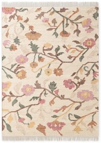 Covor crem țesut manual din iută 160x230 cm Roya Violette – Elle Decoration