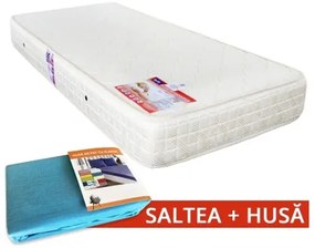 Set Saltea SuperOrtopedica Saltex 900x2000 + Husa cu elastic