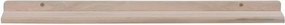 Raft din lemn de stejar, mat, Rowico Metro, lungime 70 cm