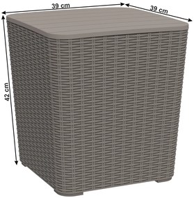 Zondo Box de depozitare Urgun (Maro gri). 1021396
