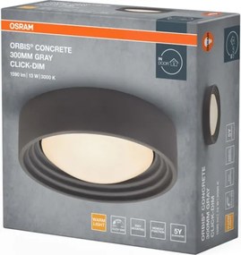 Osram - Plafonieră LED ORBIS CONCRETE dimabilă, LED/13W/230V, Ø30 cm, gri/beton