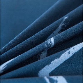 Lenjerie de pat din microflanel STARMISS albastru inchis Dimensiune lenjerie de pat: 70 x 90 cm | 140 x 220 cm