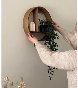 Polita decorativa de perete ACCENTS 37 cm - mai multe culori Culoare: Maro închis