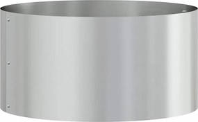 vidaXL Inele pentru vaze Argintiu 40 x 40 x 20 cm Oțel Galvanizat