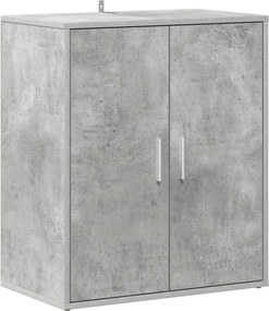 vidaXL Pantofar, gri beton, 60x35x70 cm, PAL