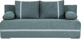 Canapea extensibila MATA, stofa catifelata verde - Aragon 75, 191x89x9