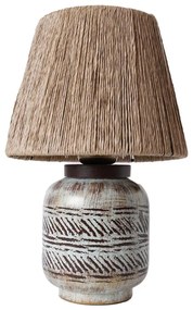 Lampă de masă RAMZES 1xE27/40W/230V, maro