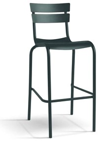 SCAUN BAR ALUMINIU -HORECA- - GRI ANTRACIT