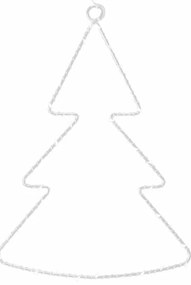 Decorațiune luminoasă de Crăciun albă suspendată Liva – Sirius