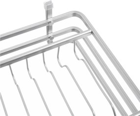 Scurgător de vase alb-negru din metal 43x32 cm Deluxe – Orion