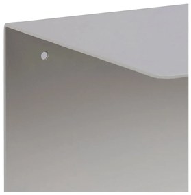 Raft dublu de perete din metal Actona Joliet, lățime 35 cm, alb