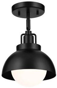 Lampă de perete Kichler KL-NIVA-1W-1P-BK NIVA 1xE27/40W/230V negru