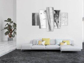 Tablou - Lupul din pădure (150x105 cm)