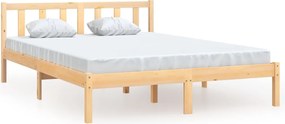 vidaXL Cadru de pat King Size, 150x200 cm, lemn masiv de pin
