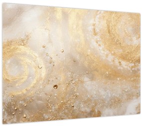 Tablou pe sticlă - Textura modelată (70x50 cm)