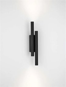 Aplica LED ambientala stil minimalist PARON 2 negru H-38cm