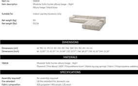 Modul dreapta pentru canapeaua design LUX Hunter