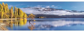 Orașe Wānaka Noua Zeelandă puzzle panoramic Compact 1000 de piese Clementoni