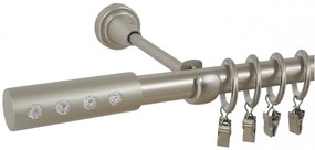 Galerie simpla ALLURE /19 - crom mat (Alege marime: 400 cm)