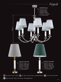 Candelabru 8 brate eleganta design clasic NAPOLI