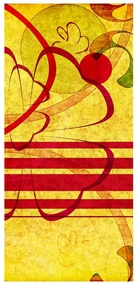 Fototapeta pentru ușă - abstracție (95x205cm)
