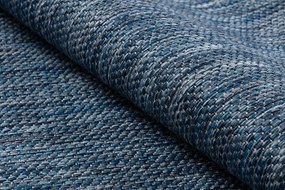 Covor SISAL SION A5165A Melanj țesute plate albastru inchis