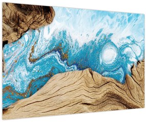 Tablou - Lemn (90x60 cm)