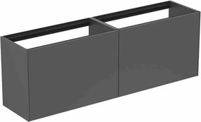 Dulap baza suspendat Ideal Standard Atelier Conca 2 sertare 160 cm antracit mat