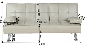 Canapea Gloria (Bej). 1029525