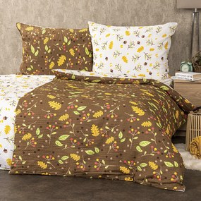 Lenjerie de pat bumbac crep 4Home Toamnă, 160 x 200 cm, 70 x 80 cm