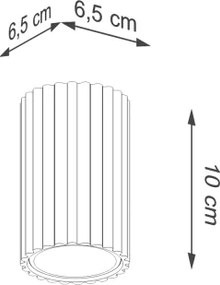 Brilagi - Spot CRESTO 1xGU10/10W/230V 10 cm verde