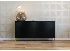 Dulap Biel B5  (negru + auriu). 1099295
