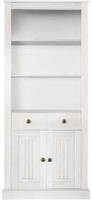 Bibliotecă albă din lemn de pin 181x31 cm Mille – Støraa