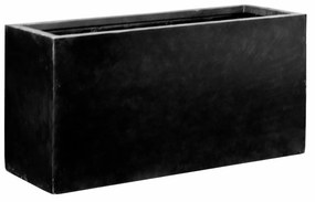 Ghiveci Jumbo Jort, culoare negru, dimensiuni multiple - PotteryPots mărimea: M - v. 50 cm
