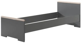 Această combinație LONDON în culoarea antracit constă dintr-un pat (90x200) cu noptieră, dulap cu 3 uși și birou.