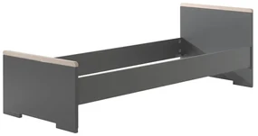 Această combinație LONDON în culoarea antracit constă dintr-un pat (90x200) cu noptieră, dulap cu 3 uși și birou.