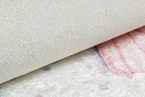 BAMBINO 1610 covor lavabil Fluturi pentru copii anti-alunecare - cremă - SECUNDAR-COTATI PRODUSUL