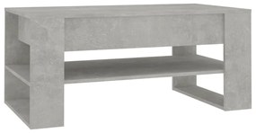 810903 vidaXL Măsuță de cafea, gri beton, 102x55x45 cm, lemn prelucrat