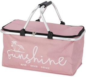 Geantă cu efect de răcire 35 l, 48 x 28 x 24 cm, roz