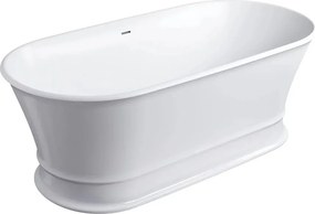 Cada freestanding compozit Omnires Classica M+ finisaj alb lucios 170x84 cm