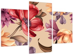 Tablou - Flori de epocă (90x60 cm)