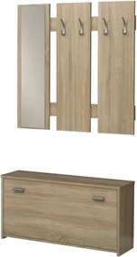 Set hol 03 NEW, stejar sonoma, PAL melaminat, format din cuier cu ogli